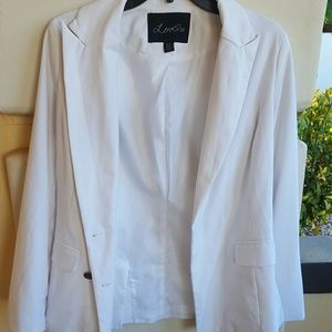 White blazer jacket